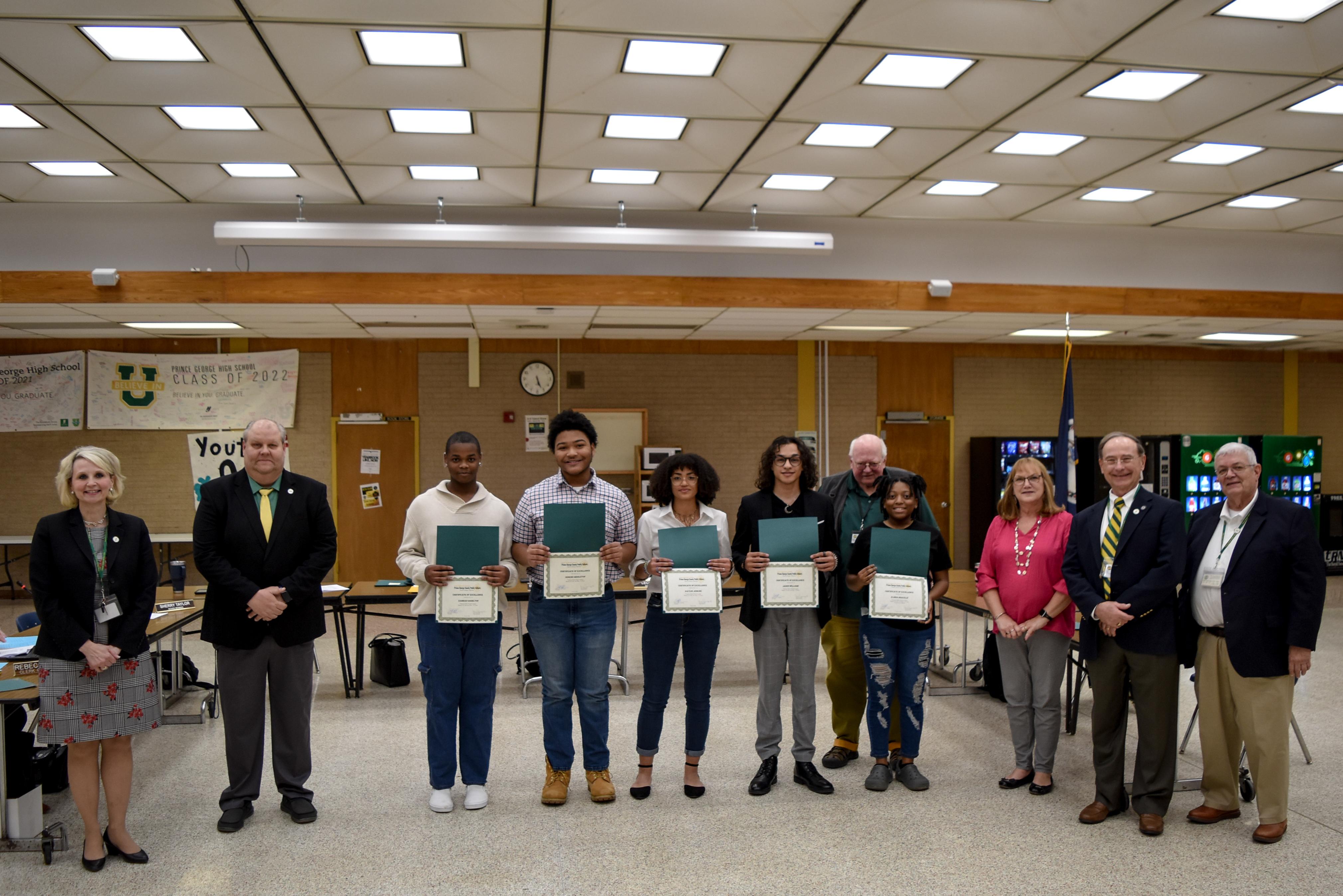 Scenes from the March 2022 School Board Recognitions Program