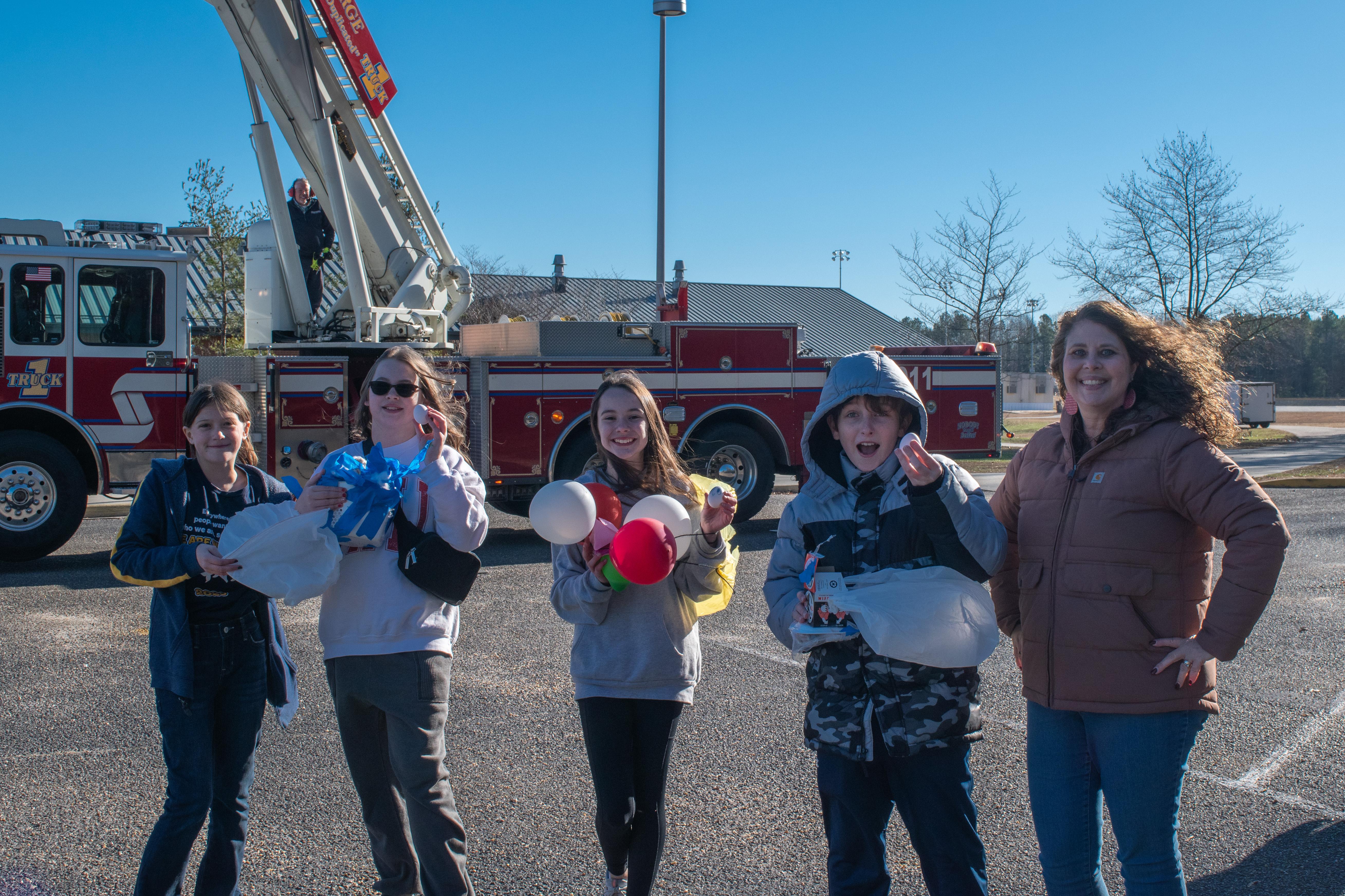 PGVFD Visit to Moore Middle School 